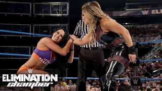 Nikki Bella vs Natalya Elimination Chamber 2017 WWE Network Exclusive [upl. by Delinda]