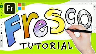 ADOBE FRESCO for Windows  Beginners Tutorial [upl. by Delaryd790]