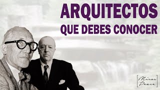 🏆Top 10 ARQUITECTOS Famosos  INVENTARON la ARQUITECTURA [upl. by Karen]