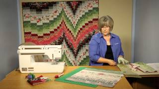 Quilting Quickly Fire amp Ice Bargello Quilt Pattern [upl. by Etnauq118]