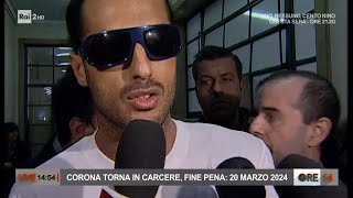 Fabrizio Corona torna in carcere fine pena 20 marzo 2024  Ore 14 del 22032021 [upl. by Mariana954]