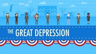 The Great Depression Crash Course US History 33 [upl. by Adanama]