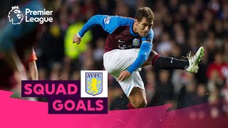 Awesome Aston Villa Goals  Petrov Benteke Delph  Squad Goals [upl. by Avihs]