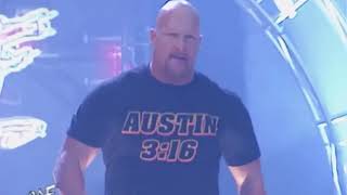 WWF Raw 2001 Stone Cold Saves Team WWF [upl. by Analihp]