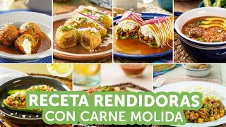 Recetas rendidoras con carne molida  Kiwilimón [upl. by Essile]