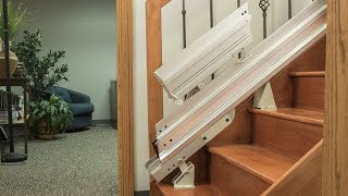 Power amp Manual Folding Stair Lift Rails  Bruno® [upl. by Bubalo]