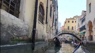 Gondola Ride  Venice Italy [upl. by Nylhtak]