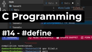 C Programming 14 define [upl. by Brody]