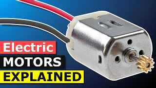 How does an Electric Motor work DC Motor explained [upl. by Aniehs]