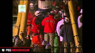 The First Chilean Miner Is Rescued [upl. by Niboc]