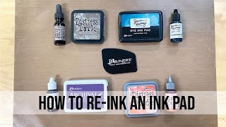 How to ReInk An Ink Pad [upl. by Simone]