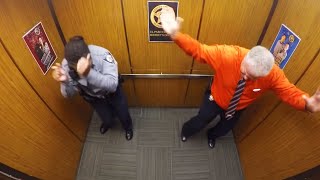 Everywhere I Go  Police Guy Elevator Dancing Edit [upl. by Inahpets]