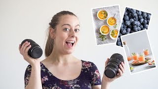 Which LENSES should I use for FOOD PHOTOGRAPHY [upl. by Delamare838]