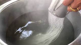 Thai Rice Flour Noodles Recipe [upl. by Ahsercal]