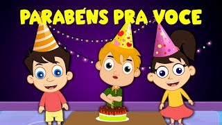 Parabéns pra voce  Música Infantil  Canções Populares [upl. by Dorolice658]