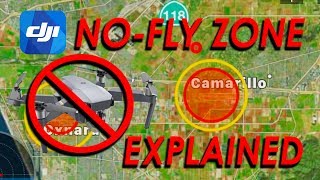 DJI No Fly Zone EXPLAINED  Mavic Pro  Platinum  Air  Phantom  Spark [upl. by Yelir]