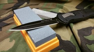 How to Sharpen a Knife Beginners Tutorial [upl. by Penrod8]