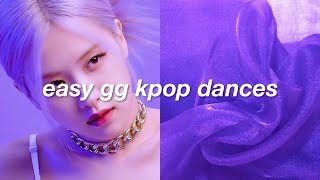 easy kpop dances for beginners [upl. by Airitak515]