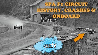 Spa F1 Circuit History Crashes and Onboard Old layout FULL LAP 1962 [upl. by Saxena737]