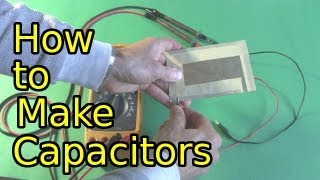 How to Make Capacitors  Low Voltage HomemadeDIY Capacitors [upl. by Ratna]