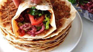 Ev Yapımı Lahmacun Tarifi ✅ Tavada Lahmacun Nasıl Yapılır 51 [upl. by Intyrb]