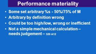 320 Materiality [upl. by Fay654]