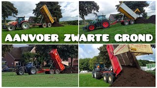 AANVOER ZWARTE GROND  Boer Gerrit vlogt [upl. by Thamos]