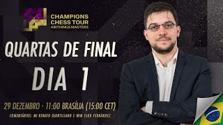 Airthings Masters  Quartas  Champions Chess Tour  WIM Flor e MI Renato [upl. by Housen]