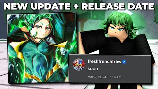 NEW TATSUMAKI UPDATE  RELEASE DATE The Strongest Battlegrounds [upl. by Roana]