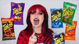 German Girl tries amp rates EVERY Flavor of Takis [upl. by German431]