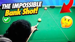 Pool Lessons  The Impossible Bank Shot Supercharge Your Game [upl. by Anayhd]