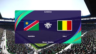 Namibia vs Mali 24012024 Africa Cup of Nations PES 2021 [upl. by Ardnekal545]