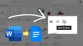 How to Open a Microsoft Word DOCX in Google Docs [upl. by Annid]