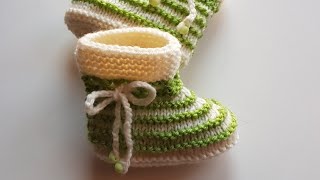 Babyschuhe stricken😻 [upl. by Norina]