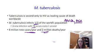 Mycobacterium tuberculosis characteristics and transmission [upl. by Banebrudge212]