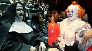 FUNNIEST Scare Pranks COMPILATION  Pennywise VS Valak Whos Scarier [upl. by Walworth]