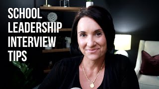 How to Interview for a School Leadership Position  Kathleen Jasper [upl. by Terb]