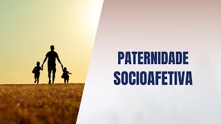 Paternidade socioafetiva [upl. by Eillit]