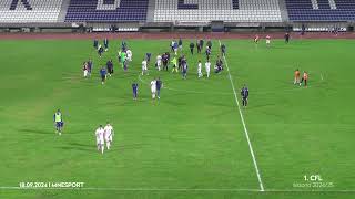 1 CFL  Jezero vs Mornar  LIVE [upl. by Aneleairam]