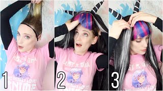 How To Put On A Cosplay Wig Correctly In 3 Steps [upl. by Adnwahs]