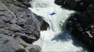 Kayaking Big Falls Payette River Idaho [upl. by Lecia403]