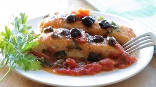 Mediterranean halibut fish fillet recipe [upl. by Hibbert]