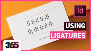 How to Use Font Ligatures in InDesign Photoshop amp Illustrator [upl. by Byrom]