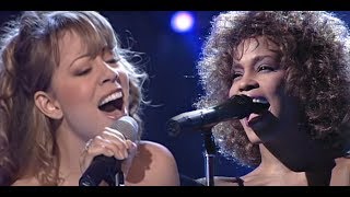 Hero  Whitney Houston Duet Mariah Carey [upl. by Viridi847]