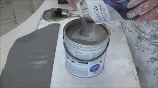 SILVER EFFECT PAINT GLITTER [upl. by Ahsirat]