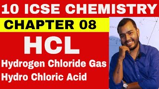 HCL  Hydrochloric Acid  ICSE CLASS 10 CHEMISTRY [upl. by Iinde]