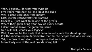 Lil Dicky  Professional Rapper Feat Snoop Dogg LYRICS [upl. by Armitage]