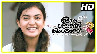 Ohm Shanthi Oshaana Movie Scenes  Nivin intro  Nazriya falls for Nivin Pauly  Aju Varghese [upl. by Ahseid]