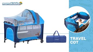 Mamakiddies Portable Baby Cot Playpen Installation [upl. by Chicky]