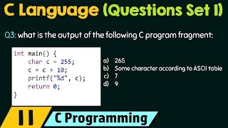 C Programming Important Questions Set 1 [upl. by Riorsson]